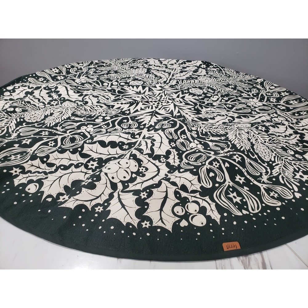 FERM LIVING Winter Forest Tree Blanket Skirt Boho Minimalist Scandinavian Nordic